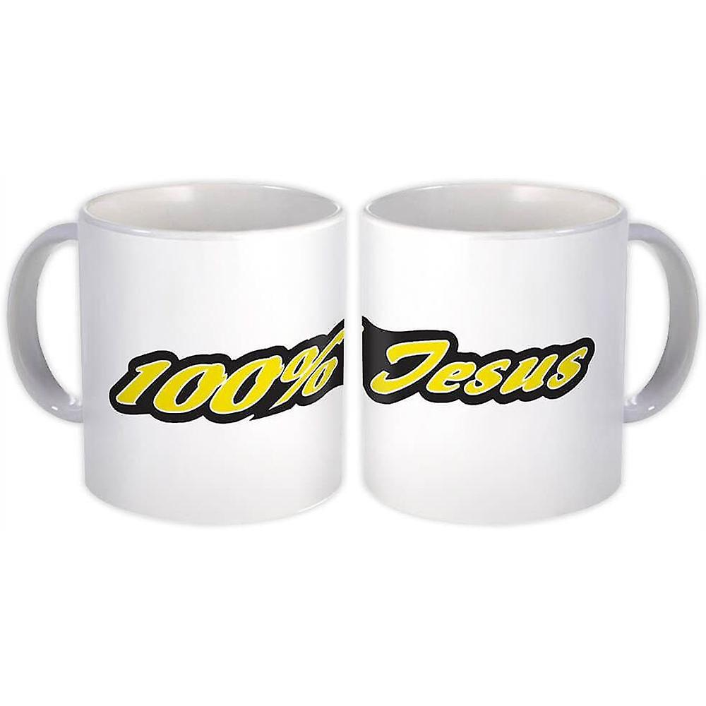 Gift Mug: 100% Jesus Christian