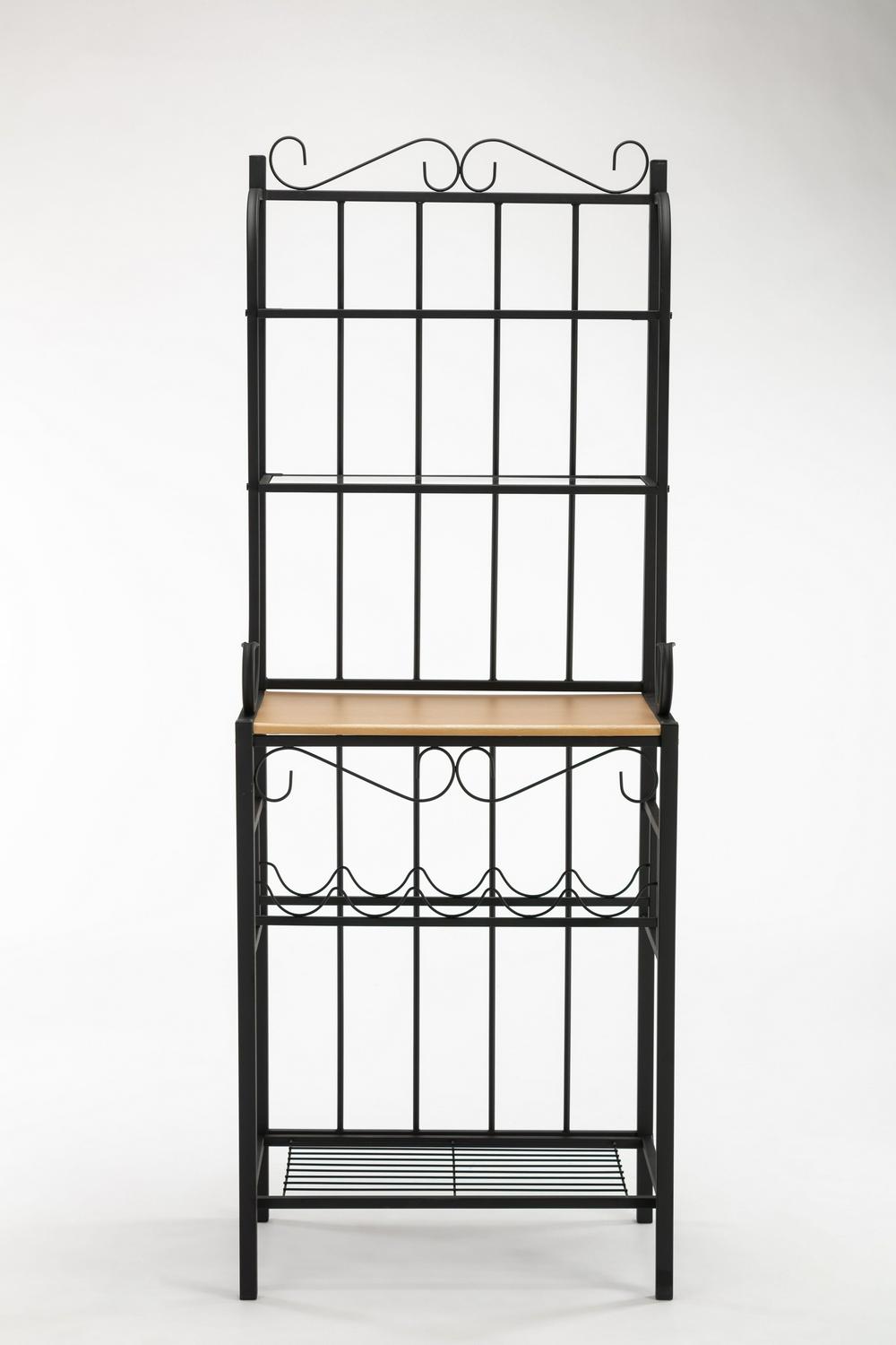 Boraam Praha 68  4Teir Shelf Metal Baker8217s Rack 8211 Black Finish  Crowdfused