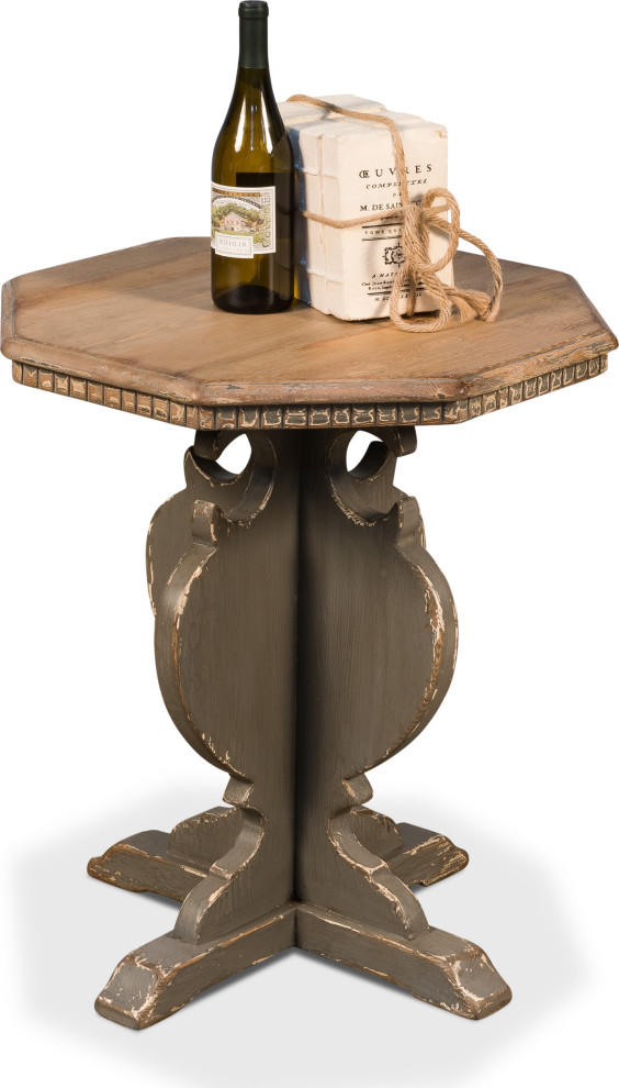 Brogan Side Table   Farmhouse   Side Tables And End Tables   by HedgeApple  Houzz