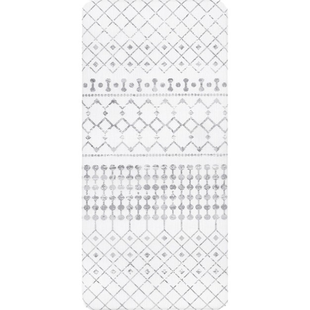 Nuloom Moroccan Blythe Anti Fatigue Kitchen Or Laundry Room Comfort Mat