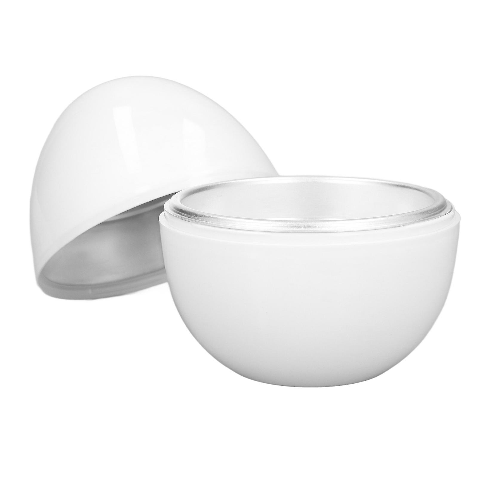 Hard Boiled Egg Cooker 4 Eggs Capacity Compact Design Abs Material Egg Shape Microwave Function Egg Boiler