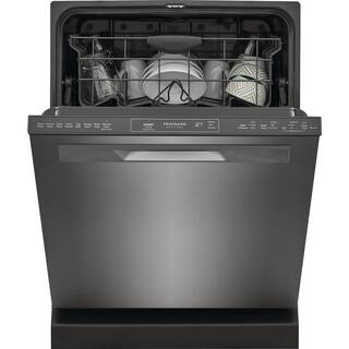 FRIGIDAIRE GALLERY 24 in. in Black Stainless Steel Built-In Tall Tub Dishwasher GDPP4517AD