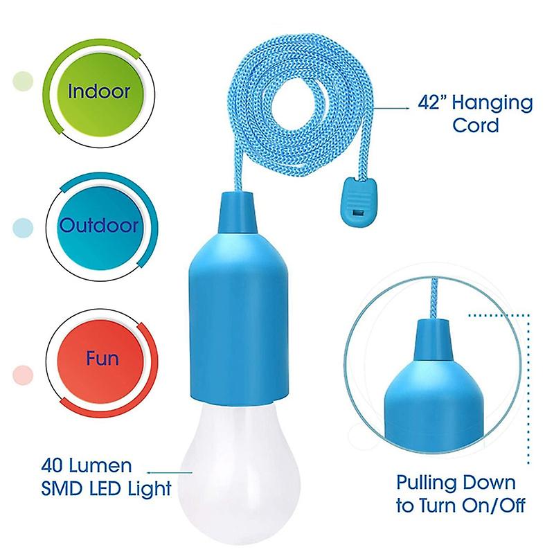 Portable Led Camping Light Battery Operated Lantern Tent Light Waterproof Emergency Light Bulb