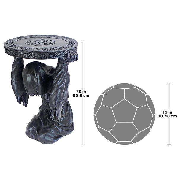 Design Toscano Deaths at Hand Grim Reaper Sculptural Side Table