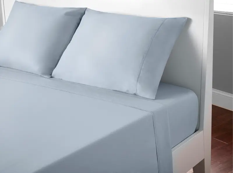 Bedgear Gray Blue Microfiber Twin Bed Sheets