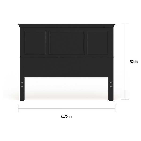 Bedford Black Queen Headboard - - 20000650