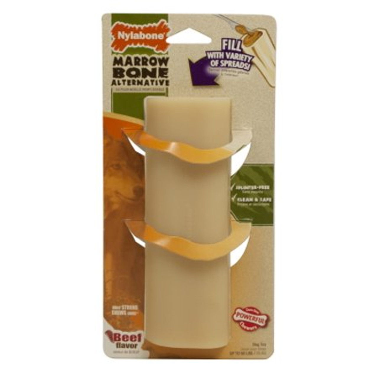 Nylabone DuraChew Beef Flavored Marrow Alternative Bone Dog Toy