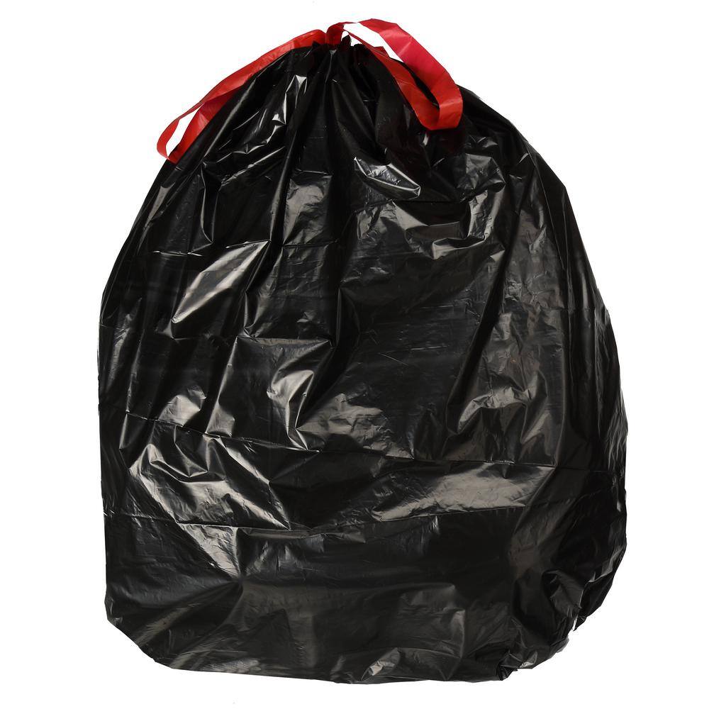 Ultrasac 33 Gal. Black Large Drawstring Trash Bags (86-Count) UL 33 GAL-DS