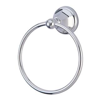 Kingston Brass Metropolitan Wall Mount Towel Ring in Polished Chrome HBA4814C