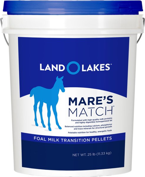 Land O'Lakes Mare’s Match’ Foal Milk Replacer， 25-lb pail