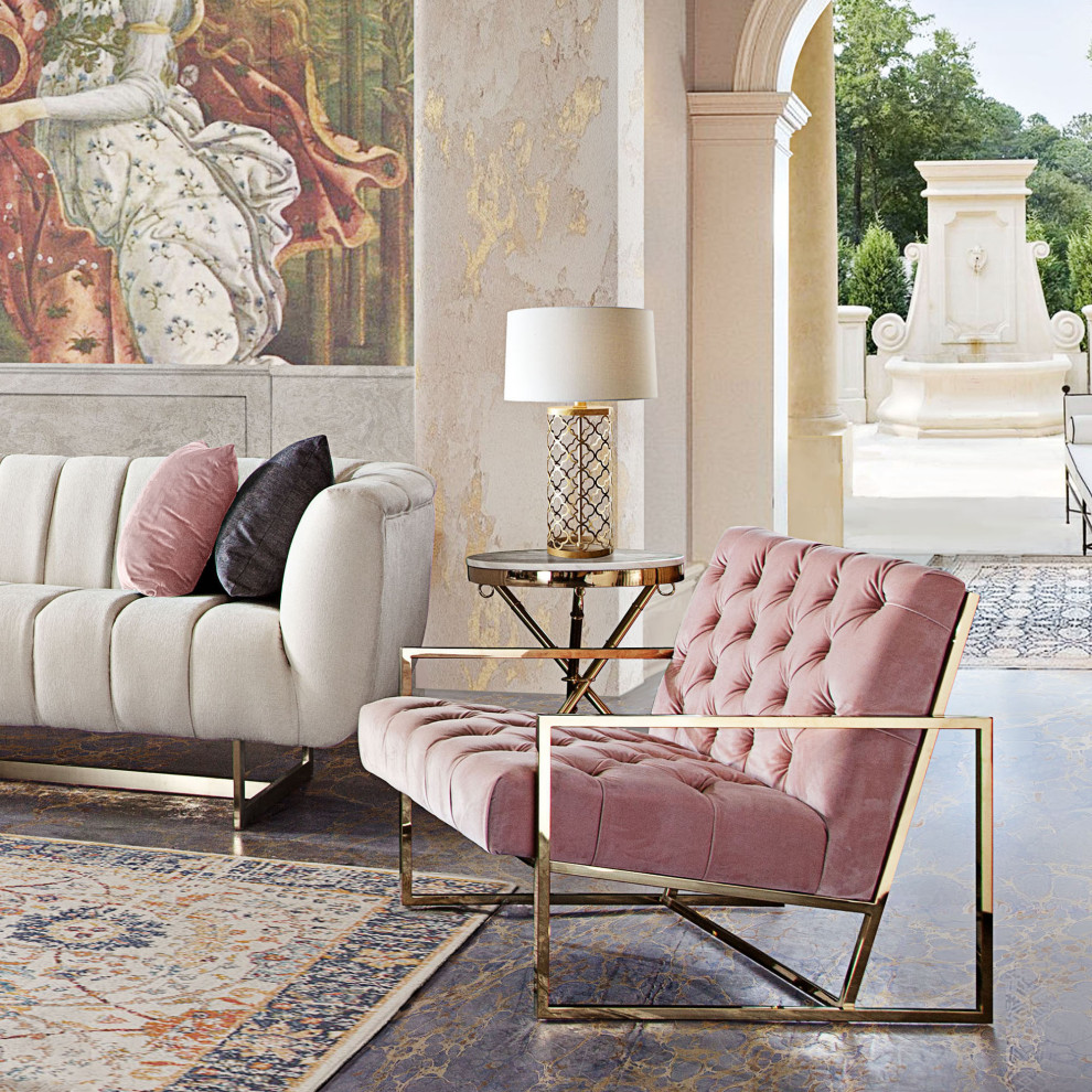 Luxe Accent Chair   Contemporary   Armchairs And Accent Chairs   by Timeout PRO  Houzz