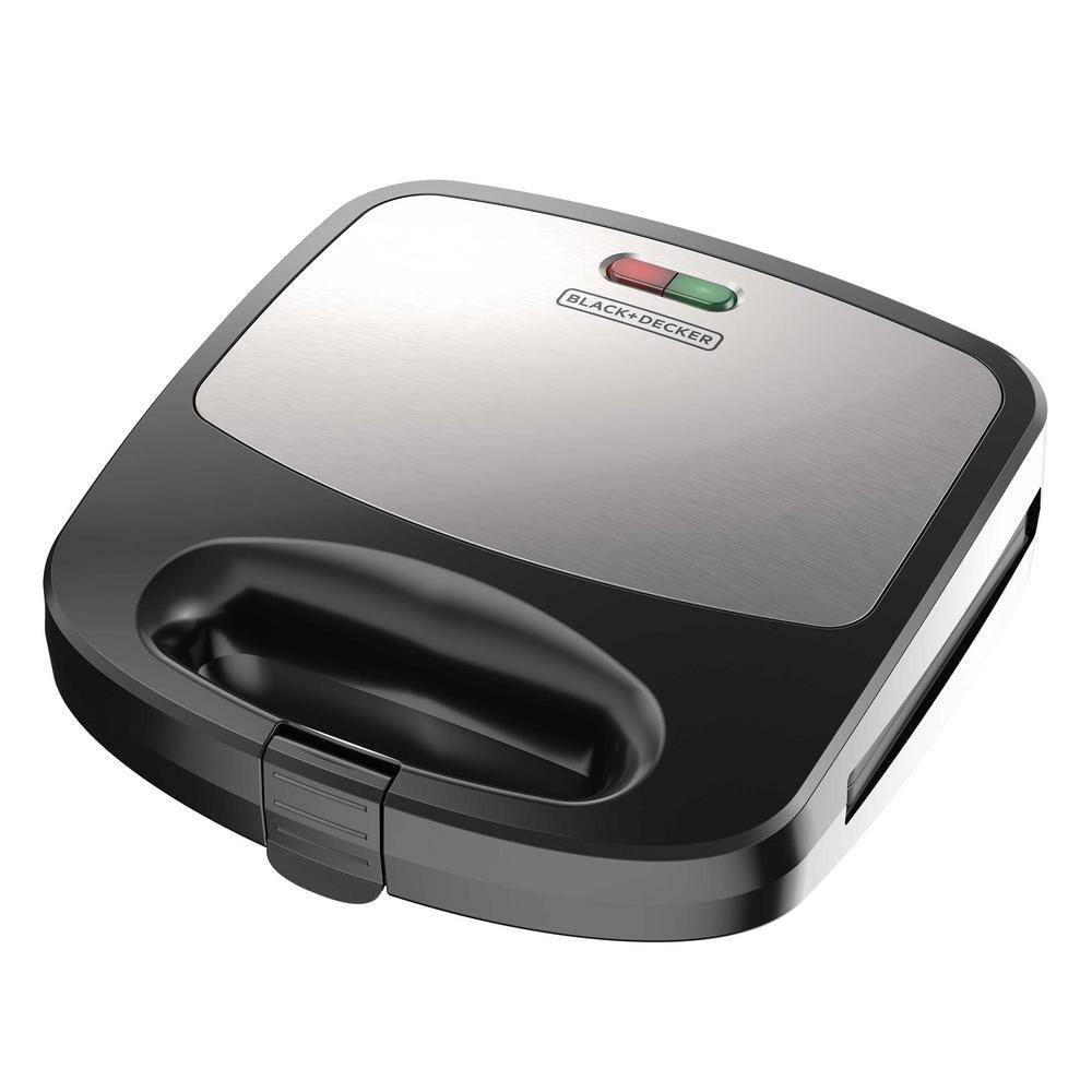 BLACK+DECKER 3-in-1 Black Morning Meal Station Compact Grill 985119600M