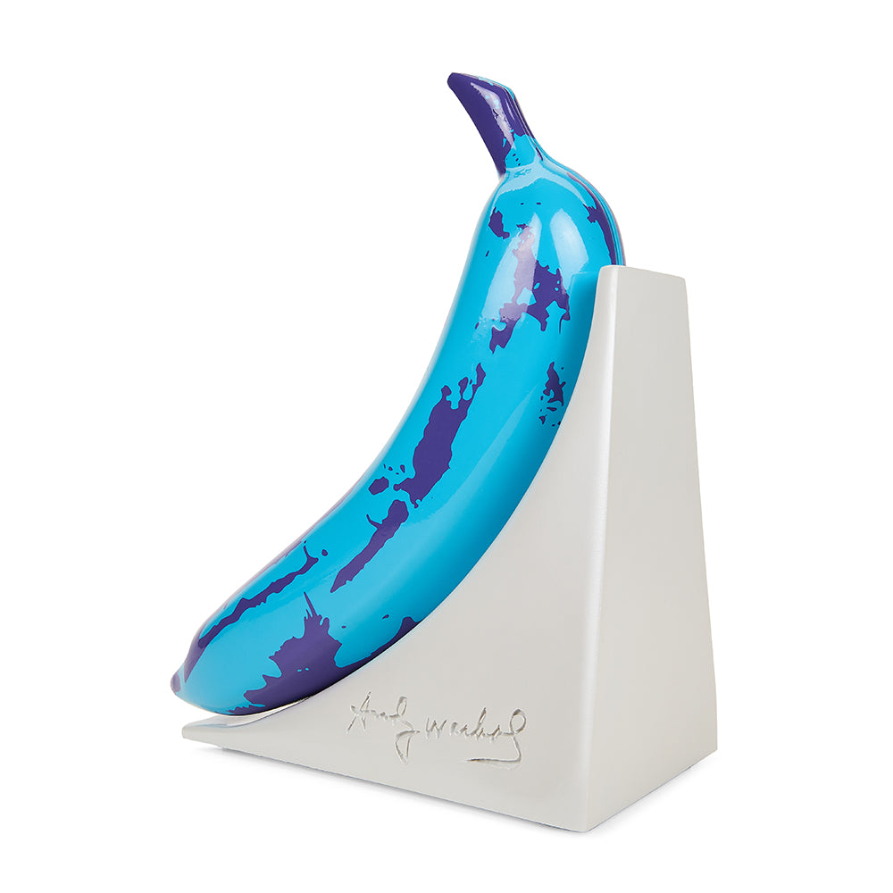 Andy Warhol 10” Lustre Gloss Resin Bookends - Blue Banana (PRE-ORDER)