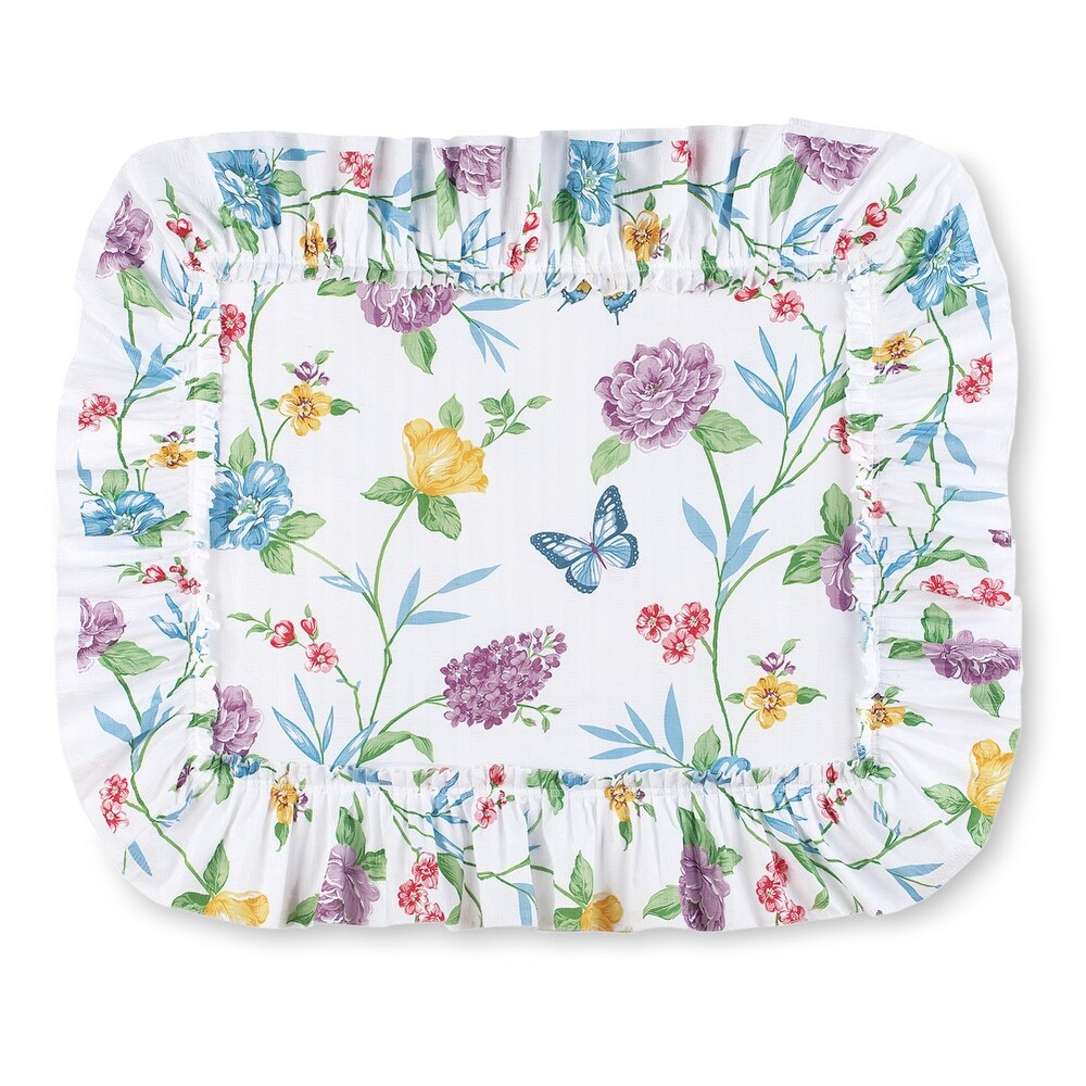 Butterfly Joy Plisse Pillow Sham Set