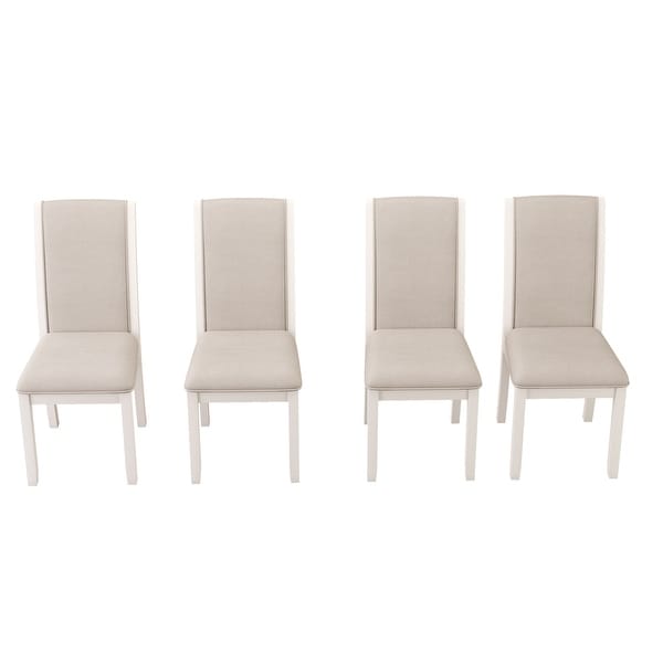 Modern 4-Piece Wood Full Back Dining Chairs