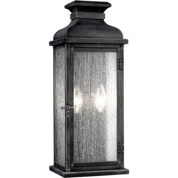 High Zinc 2 light Outdoor Wall Light