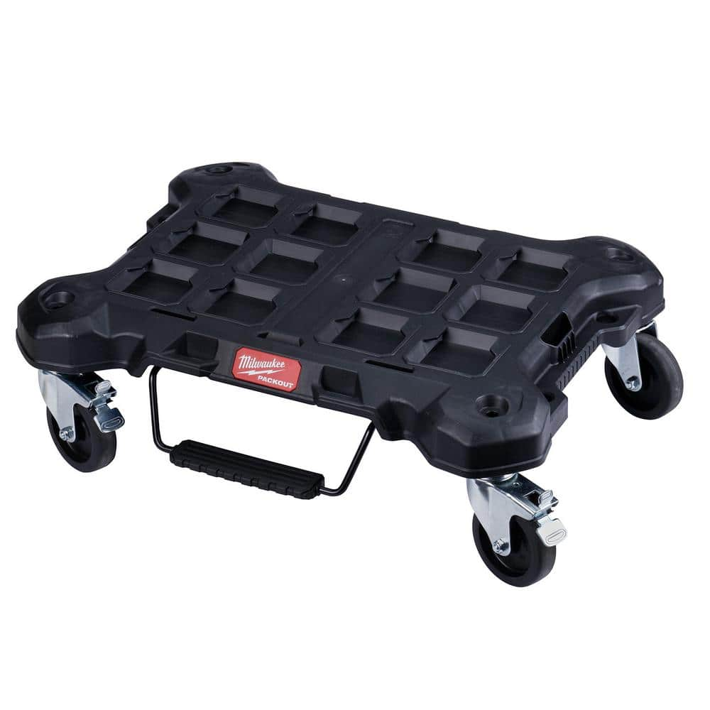 Milwaukee PACKOUT Dolly 24 in. x 18 in. Black Multi-Purpose Utility Cart 48-22-8410