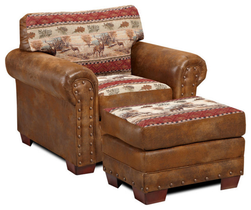 American Furniture Classics Model 8500 50S Deer Valley 4 Piece Set with Sleeper   Rustic   Living Room Furniture Sets  Houzz