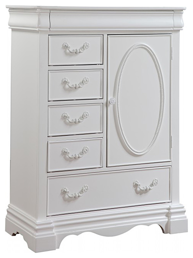 Estrella Chest  White   Contemporary   Accent Chests And Cabinets   by Kolibri Decor  Houzz