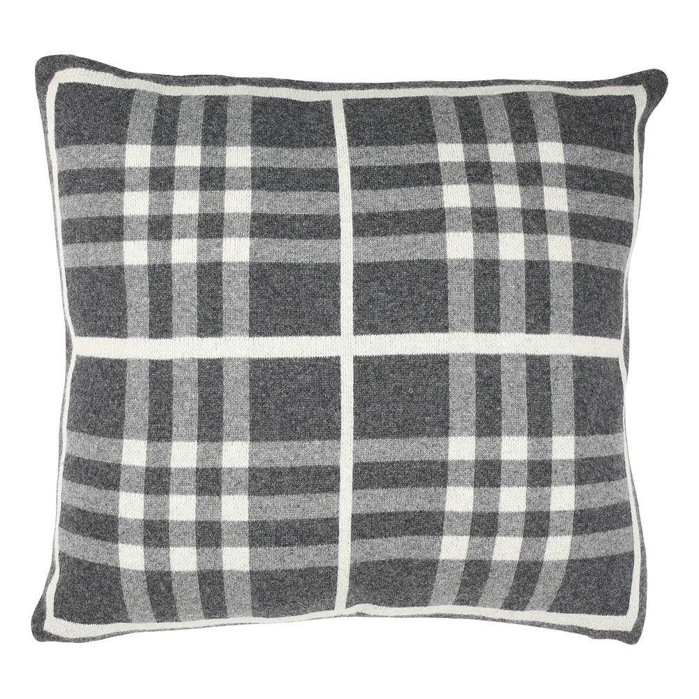 Safavieh Unity Gingham Knit Throw Pillow