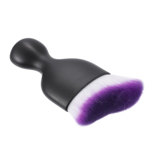 Unique Bargains Car Interior Bristles Detailing Brush Dusting Tool Black Purple 1 Pc