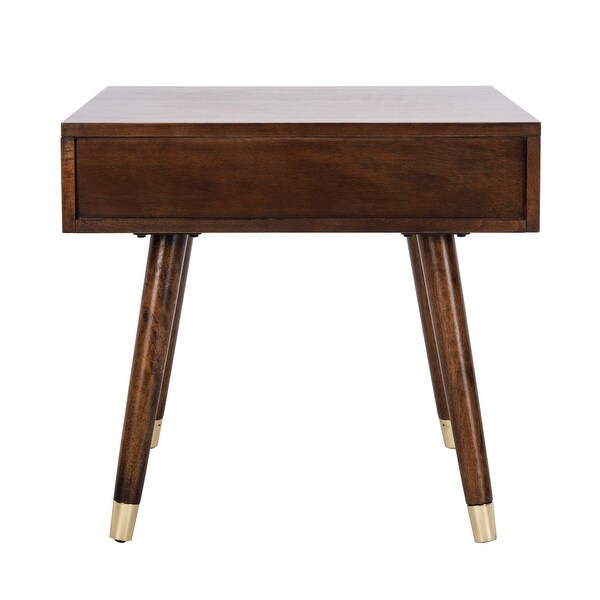 SAFAVIEH Levinson Mid-Century Gold Cap End Table - 24