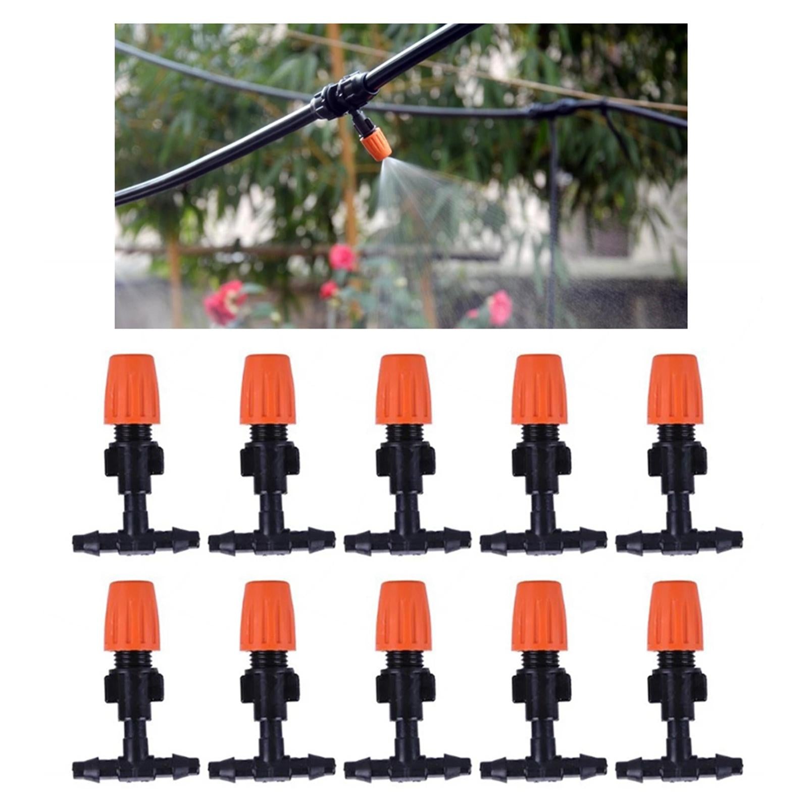 Irrigation Mister Heads Irrigation Misting Drip Nozzle for Greenhouse Sprinkler 10Pcs