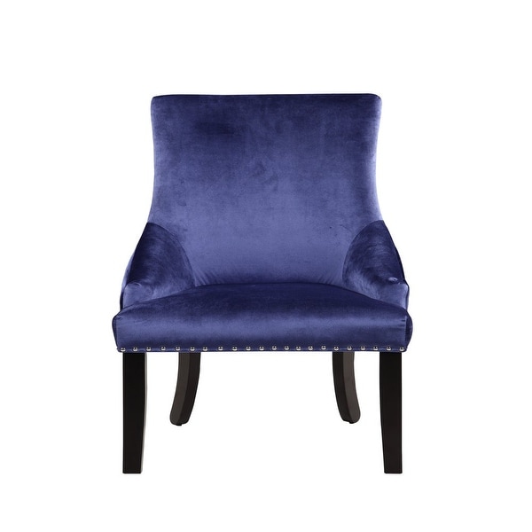 Moishe Diamond Velvet Upholstered Dining Chair