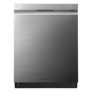 LG SIGNATURE 24 in. Stainless Steel Top Control Built-In Tall Tub Smart Dishwasher with Stainless Steel Tub  TrueSteam 38 dBA LUDP8908SN