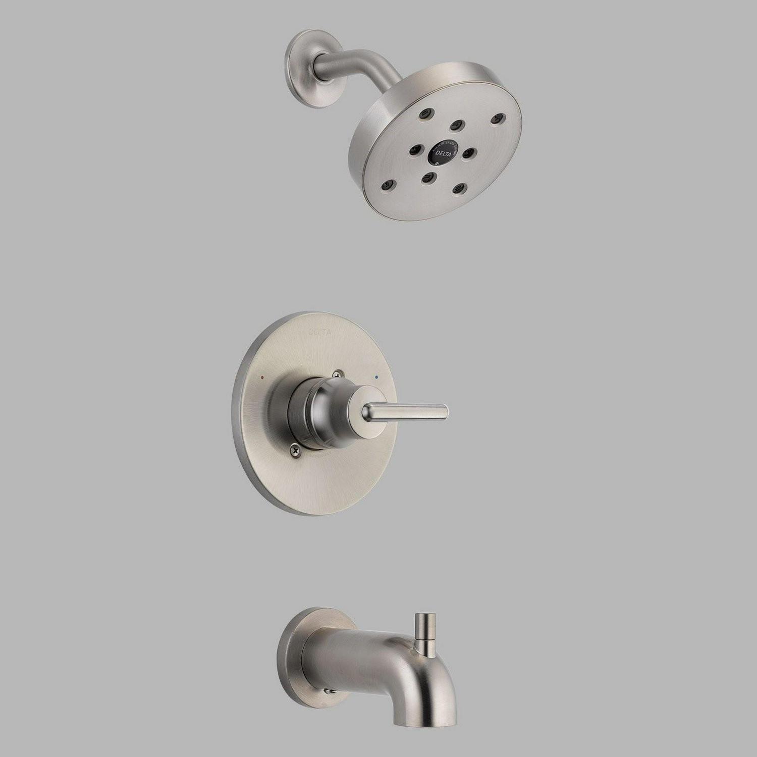 Delta Trinsic MonitorA A 14 Series H2OkineticA A Tub and Shower Trim in Chrome T14459