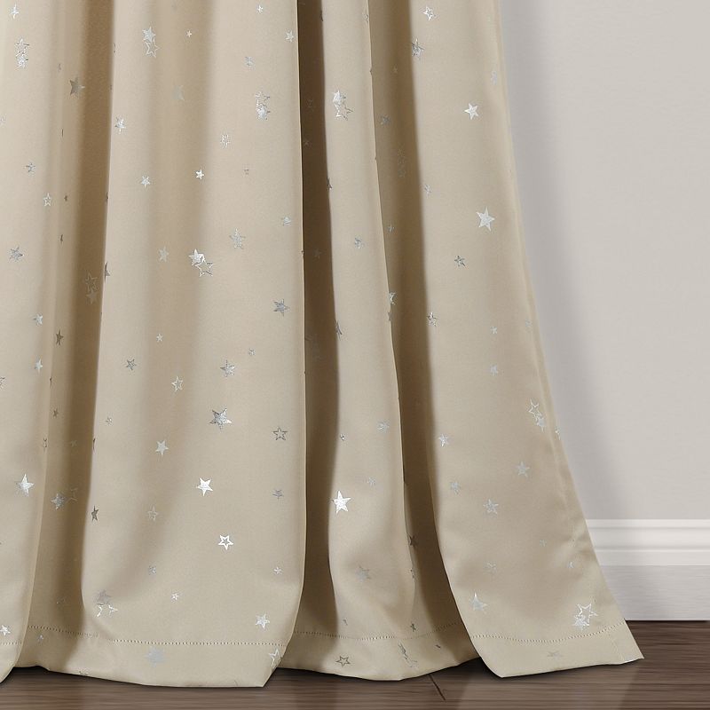 Lush Decor Set Star Blackout Window Curtains Set - 63 x 52