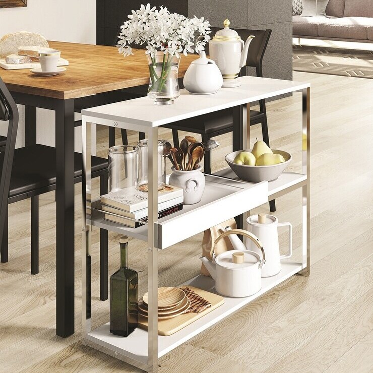 NOA console table 3 shelves