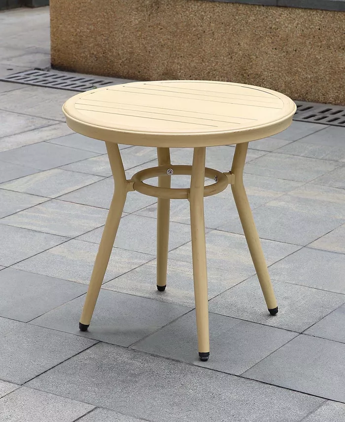 Furniture of America Capitola Round Patio Side Table