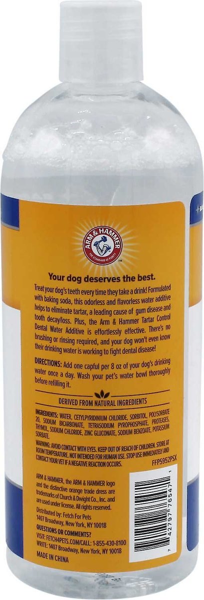 Arm and Hammer Tartar Control Unflavored Dog Dental Water Additive