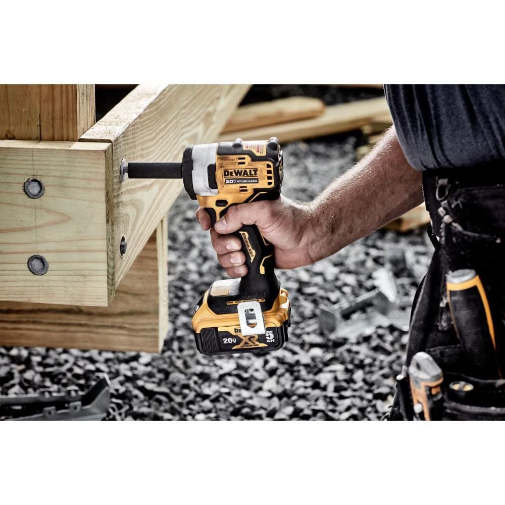 DEWALT 20V MAX Impact Wrench 3/8" Cordless Hog Ring Anvil Kit DCF913P2 from DEWALT