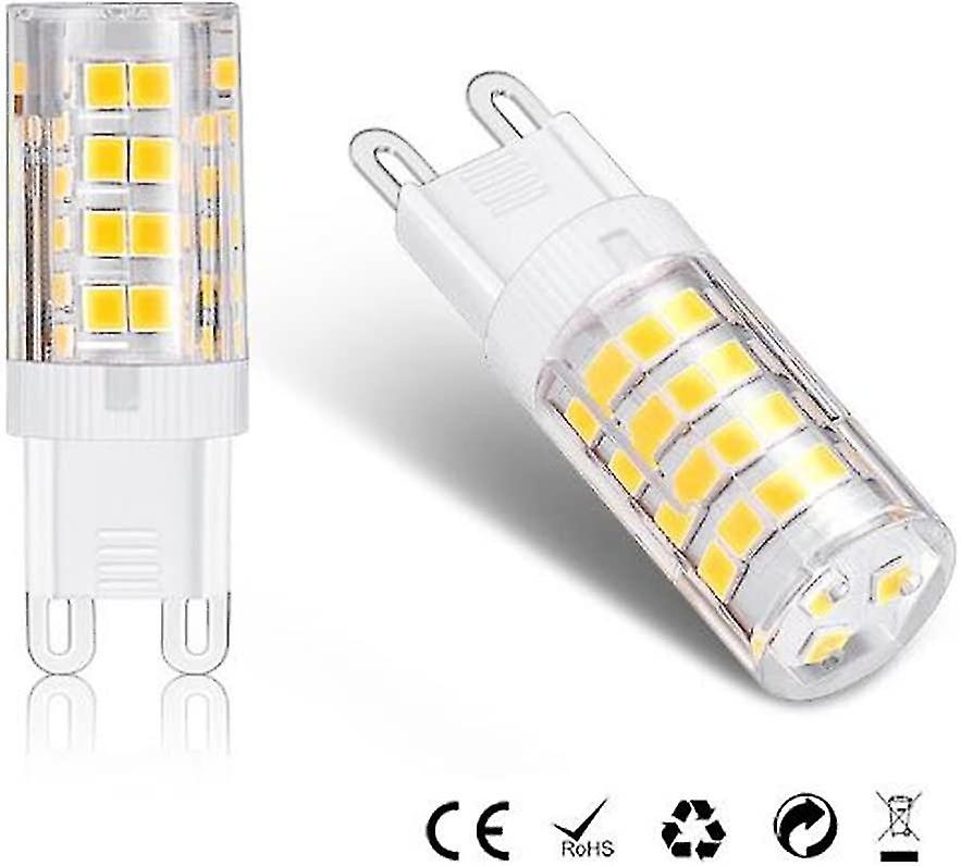 G9 Led Lamp Light，warm White 3000k 5w G9=40w Halogen Bulbs 420 Lumens;not Dimmable，10pcs[energy Classa+]