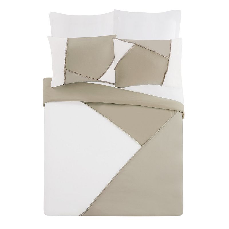 Laurel and Mayfair Vince Full/Queen Duvet Cover Set with Shams