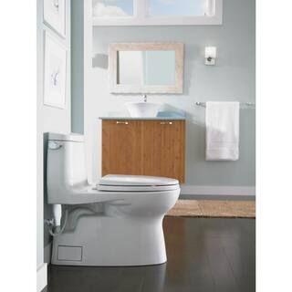 TOTO Carlyle II 1-Piece 1.28 GPF Single Flush Elongated ADA Comfort Height Toilet in Cotton White SoftClose Seat Included MS614124CEFG#01