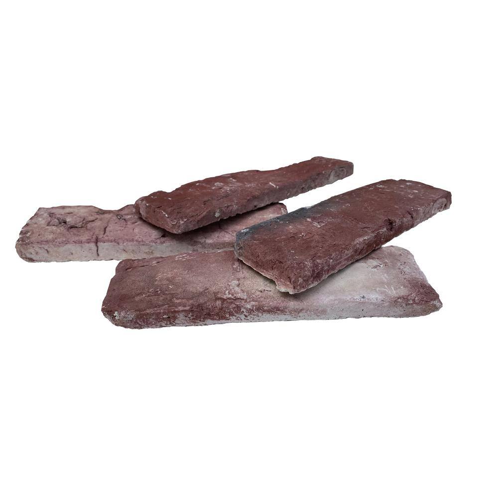 Koni Brick Old Chicago Vino 8.20 in. x 2.50 in. Thin Brick 10.76 sq. ft. Flats Manufactured Stone Siding KBFT-463VNN