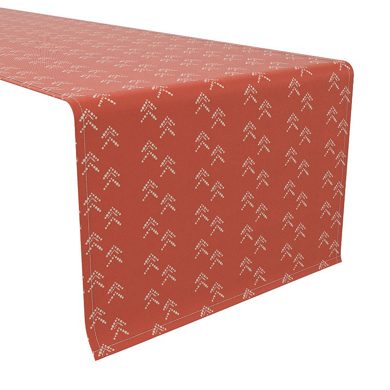 Table Runner， 100% Cotton， 16x108， Grunge Texture