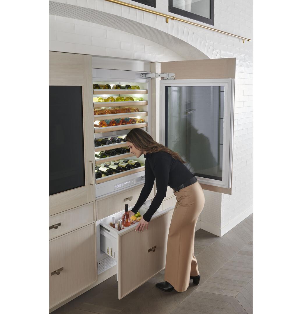 Monogram ZIW303NPPII 30 Inch Panel Ready Wine Cooler