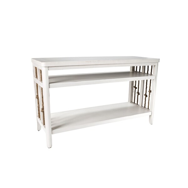 Dockside White Sofa Table