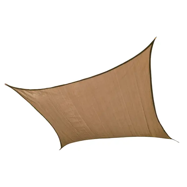 ShelterLogic 16'x16' Square Sun Shade Sail-Sand