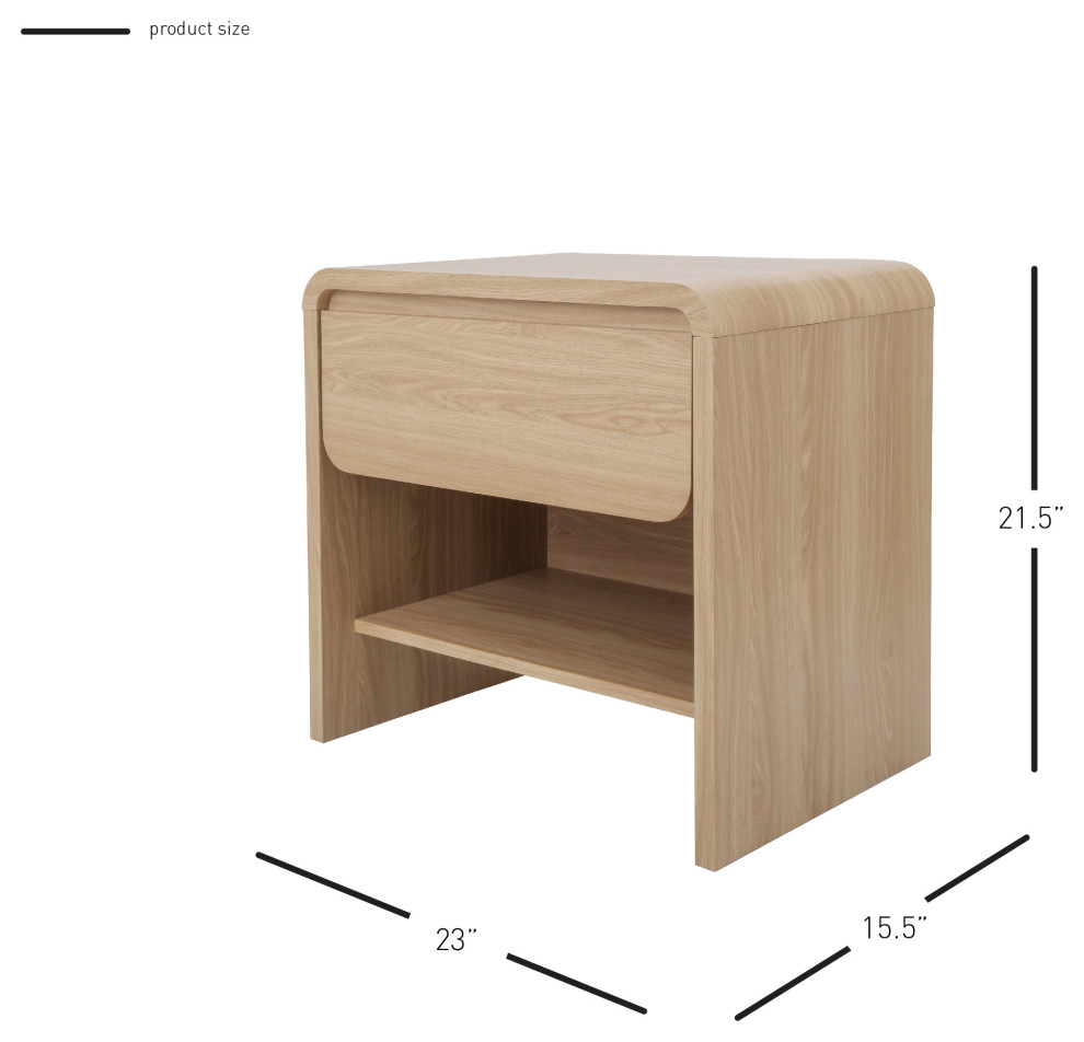 Delmare Coffee/End Table   Modern   Side Tables And End Tables   by New Pacific Direct Inc.  Houzz