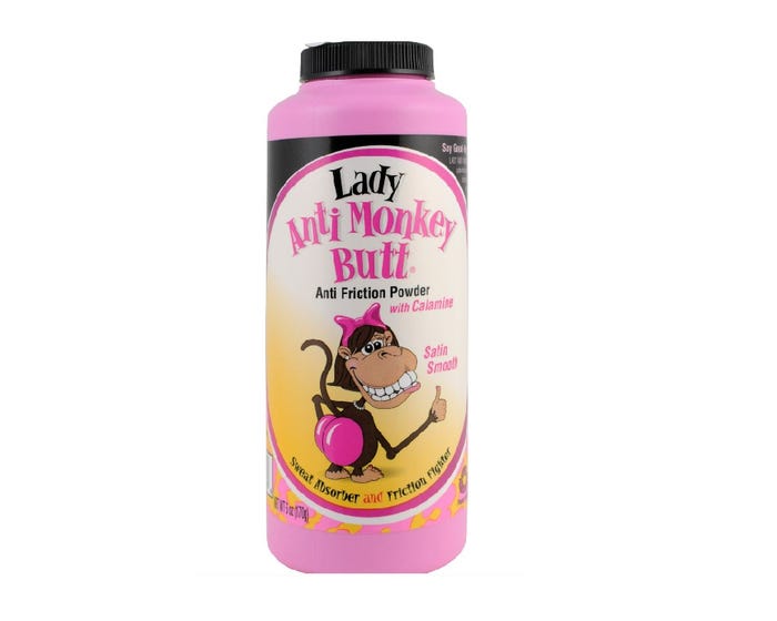 Lady Anti Monkey Butt Moisture Absorbing Powder， 6 oz. - 00018