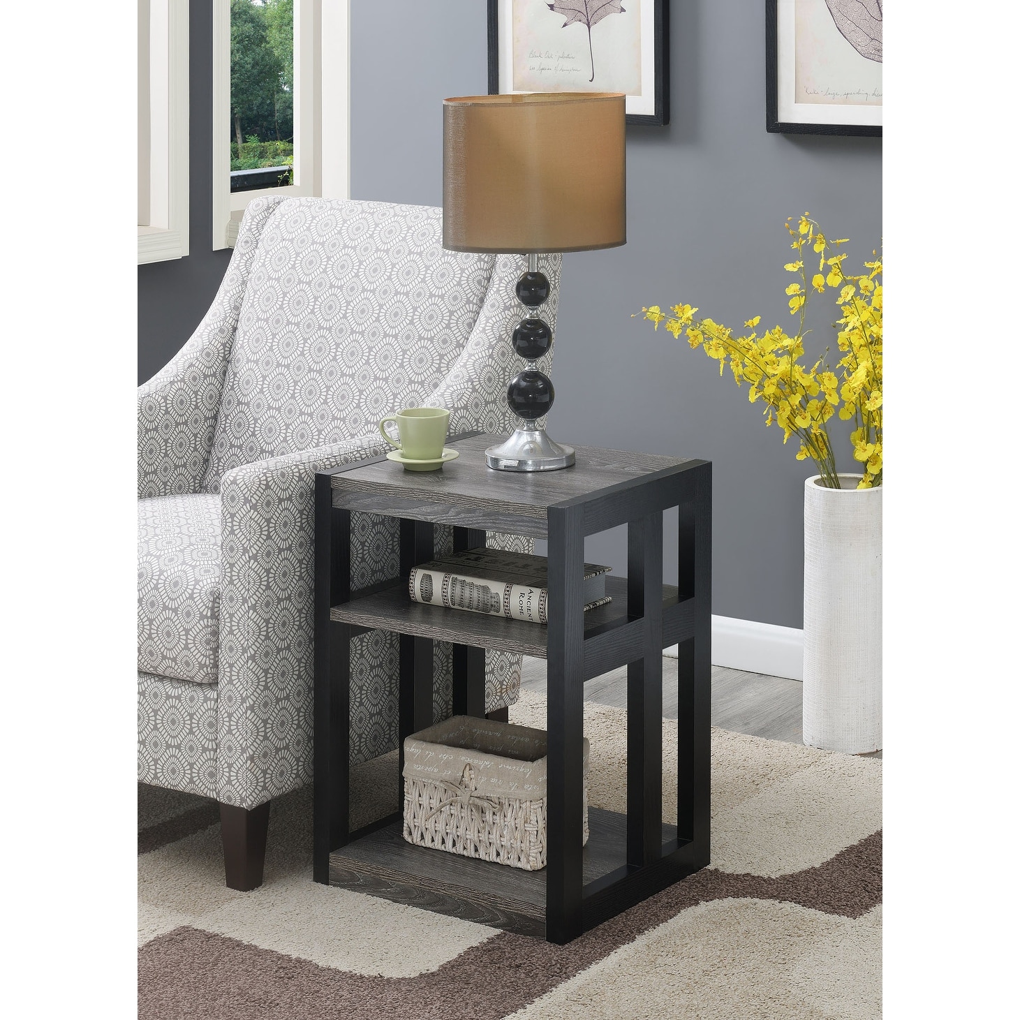 Carbon Loft Sohni 3 Tier End Table