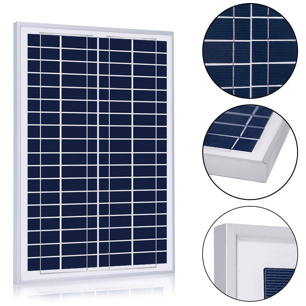 ACOPower 25-Watt 12-Volt Poly Solar Panel Compatible with Portable Chest Fridge Freezer Cooler HY025-12P