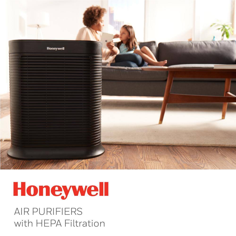 Honeywell HEPA Air Purifier Large Room (310 sq. ft.) Black HPA200