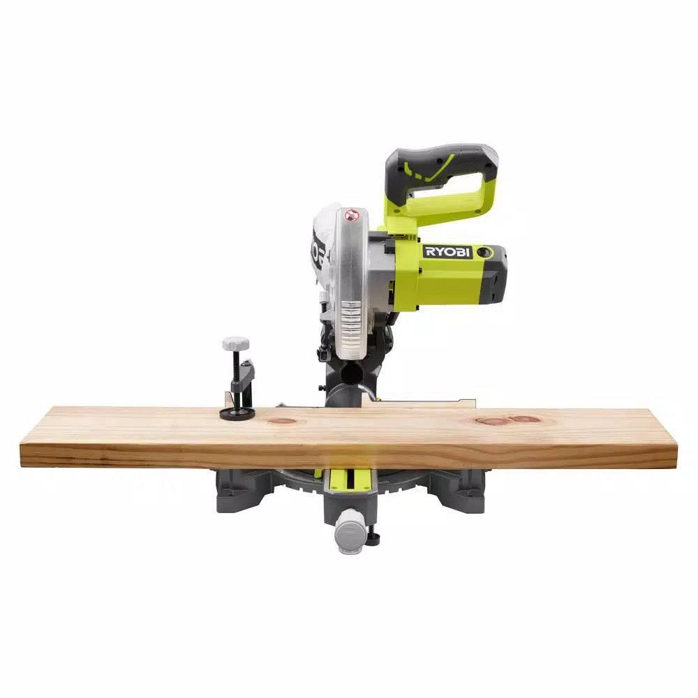 RYOBI 7 1/4 in. Sliding Miter Saw with Stand and#8211; XDC Depot