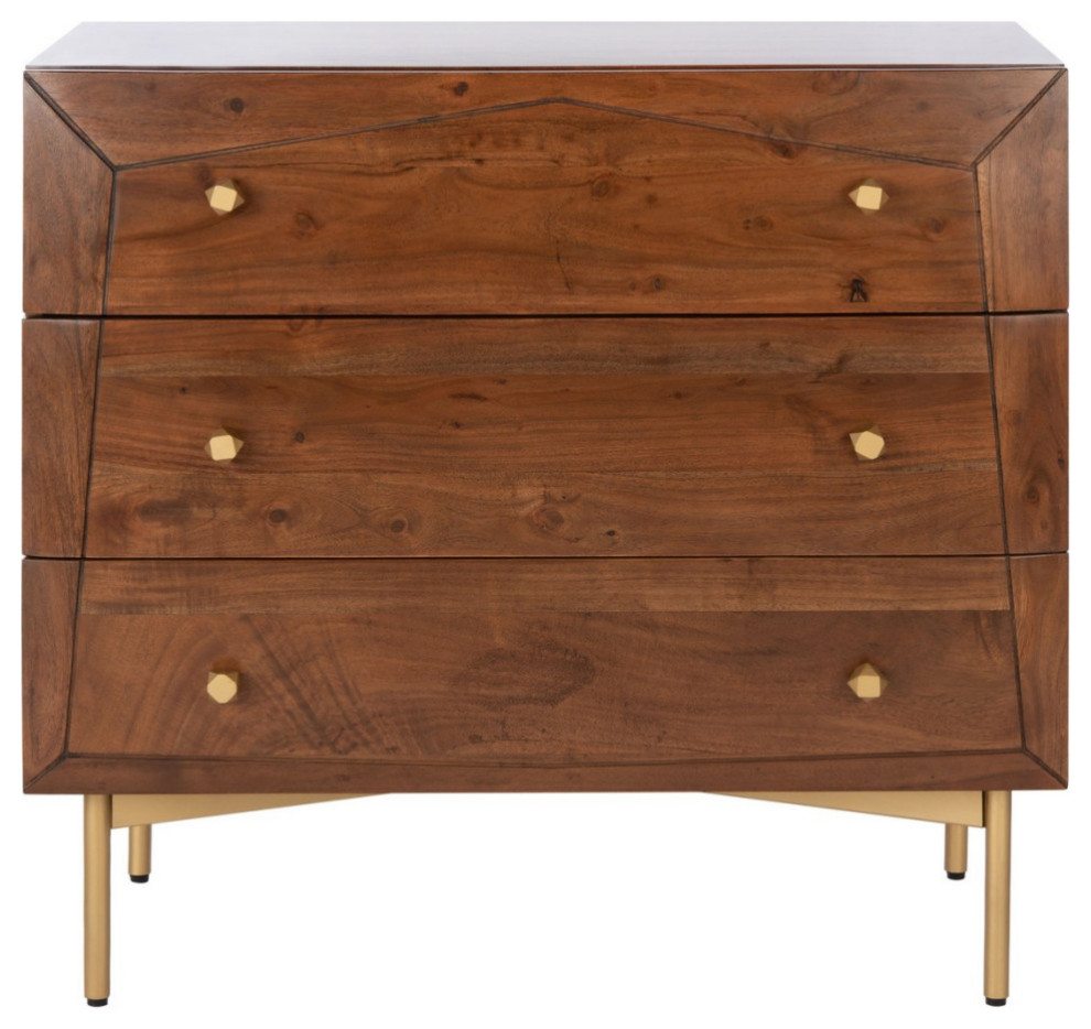 Ritchie 3 Drawer Chest   Modern   Accent Chests And Cabinets   by Virgil Stanis Design  Houzz